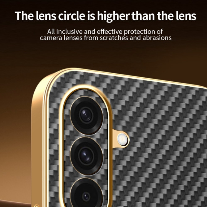 Coque Samsung Galaxy A37 Fibre de Carbone