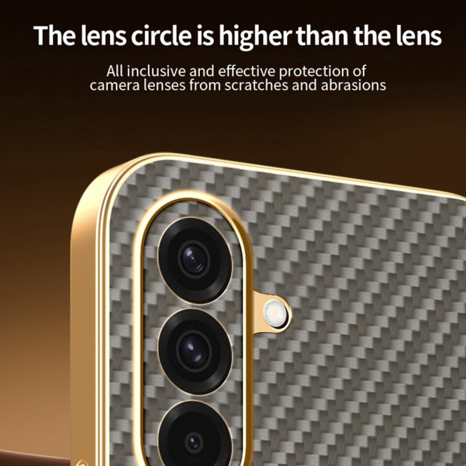 Coque Samsung Galaxy A37 Fibre de Carbone