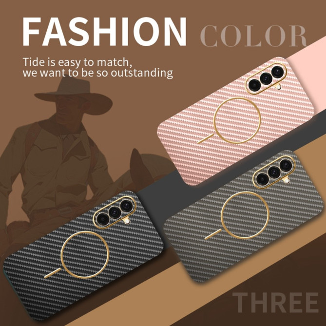 Coque Samsung Galaxy A37 Fibre de Carbone