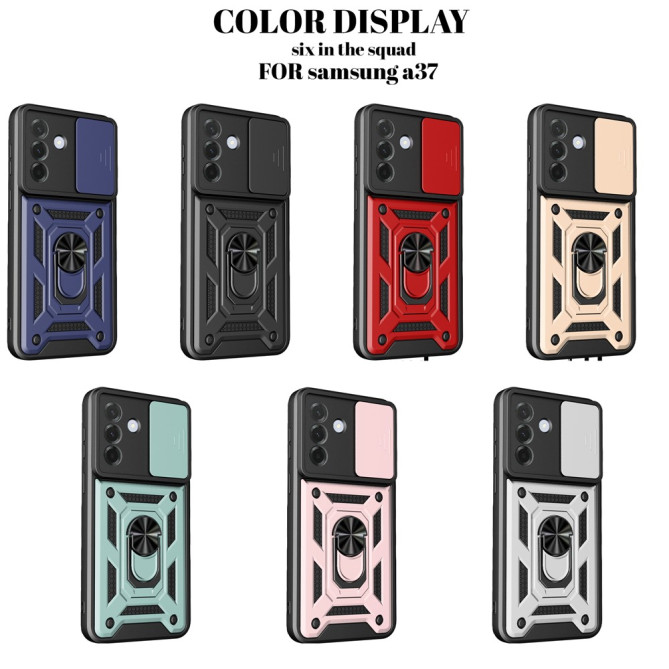 Coque Samsung Galaxy A37 TPU + PC Cache Caméra avec Support