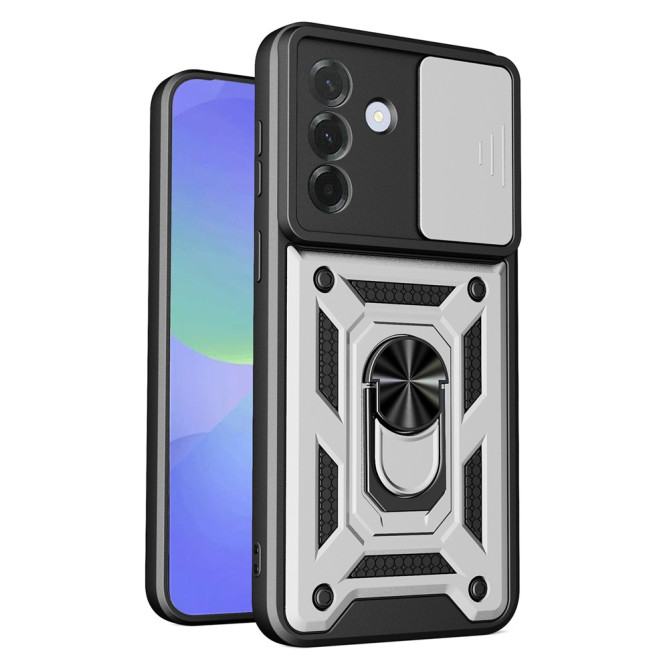 Coque Samsung Galaxy A37 TPU + PC Cache Caméra avec Support