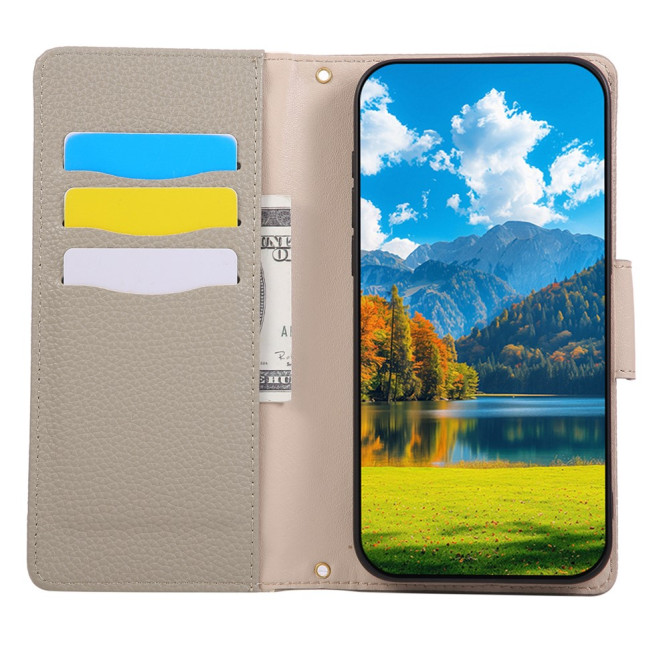 Housse Samsung Galaxy A37 Portefeuille Fermeture Éclair Bicolore