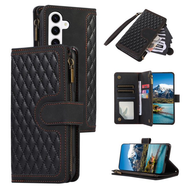 Housse Samsung Galaxy A37 Losange Portefeuille Dragonne CARA