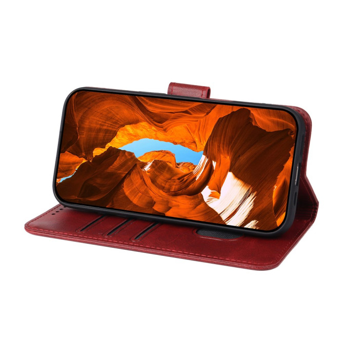 Housse Samsung Galaxy A37 Portefeuille Support Veau