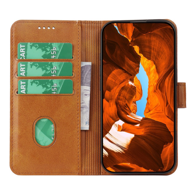 Housse Samsung Galaxy A37 Portefeuille Support Veau