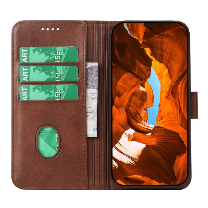 Housse Samsung Galaxy A37 Portefeuille Support Veau