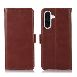 Housse Samsung Galaxy A37 Portefeuille RFID Cuir Véritable