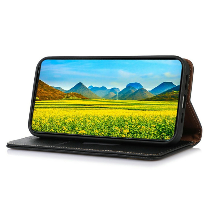 Housse Samsung Galaxy A37 KHAZNEH Portefeuille Cuir Véritable