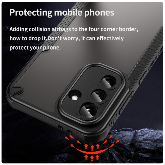 Coque Samsung Galaxy A37 TPU + PC Transparente