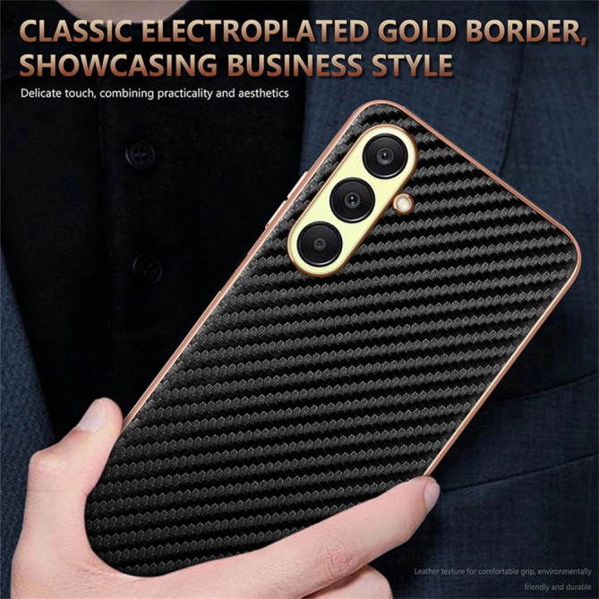 Coque Samsung Galaxy A37 AZNS Fibre de Carbone