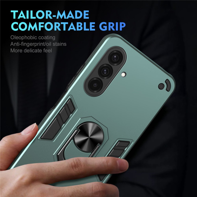 Coque Samsung Galaxy A37 TPU + PC Anneau Support