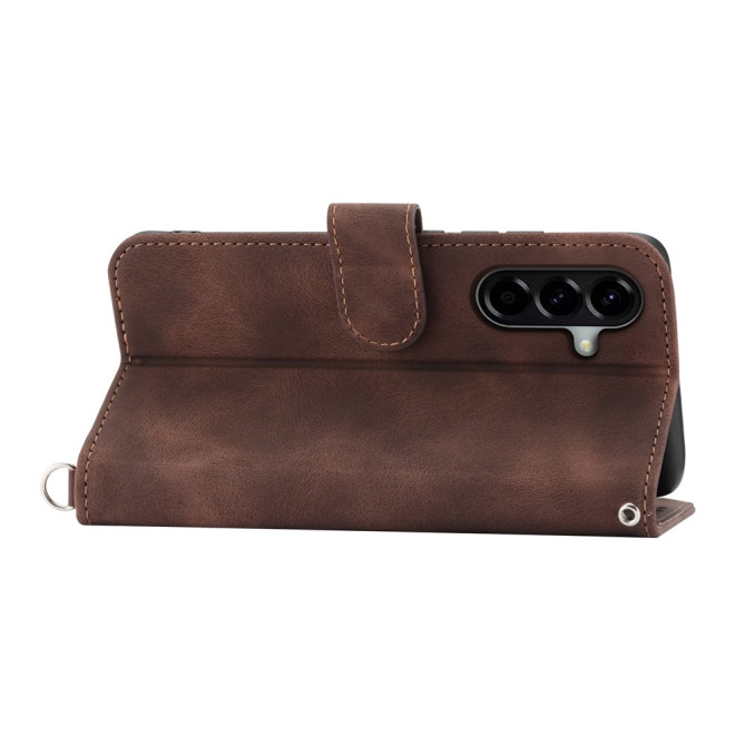 Housse Samsung Galaxy A37 Fleurs Portefeuille Dragonne ALBA