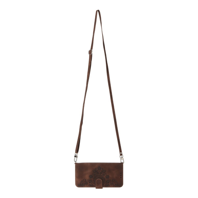 Housse Samsung Galaxy A37 Fleurs Portefeuille Dragonne ALBA