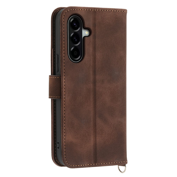 Housse Samsung Galaxy A37 Fleurs Portefeuille Dragonne ALBA