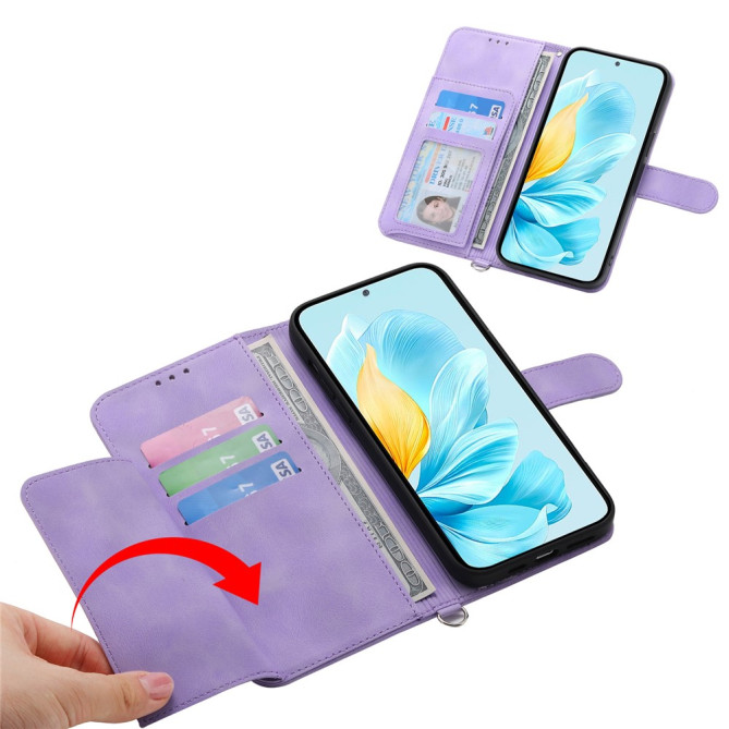 Housse Samsung Galaxy A37 Fleurs Portefeuille Dragonne ALBA