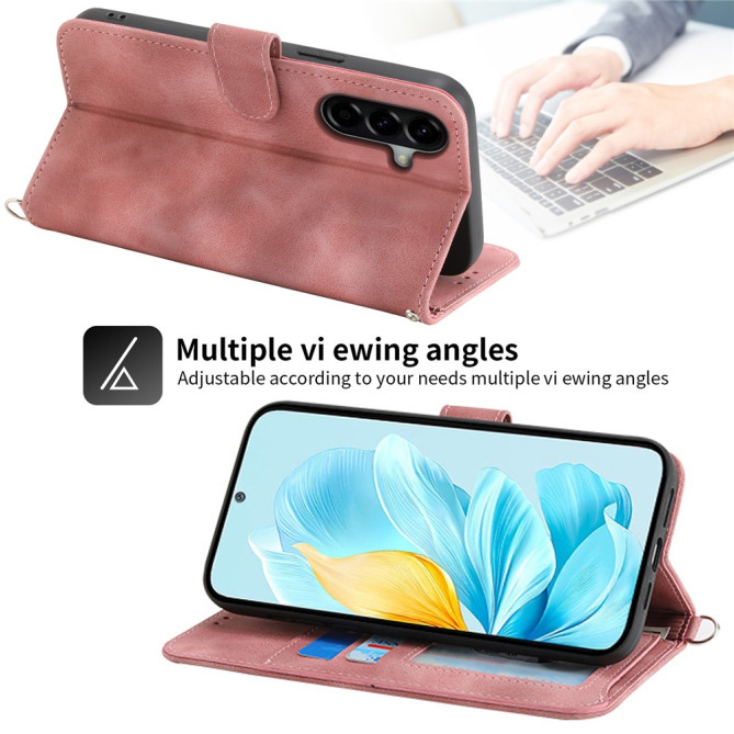 Housse Samsung Galaxy A37 Fleurs Portefeuille Dragonne ALBA