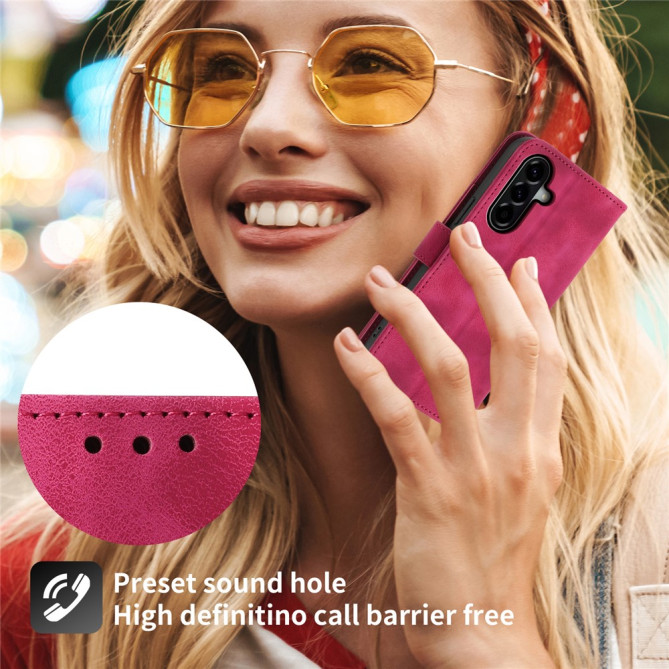 Housse Samsung Galaxy A37 Fleurs Portefeuille Dragonne ALBA