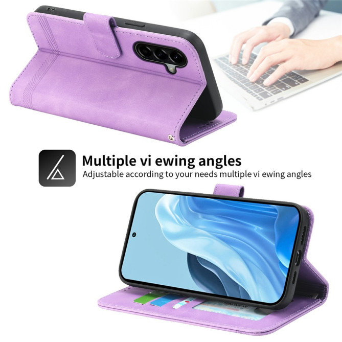 Housse Samsung Galaxy A37 DIERFENG DF-03 Portefeuille avec Dragonne