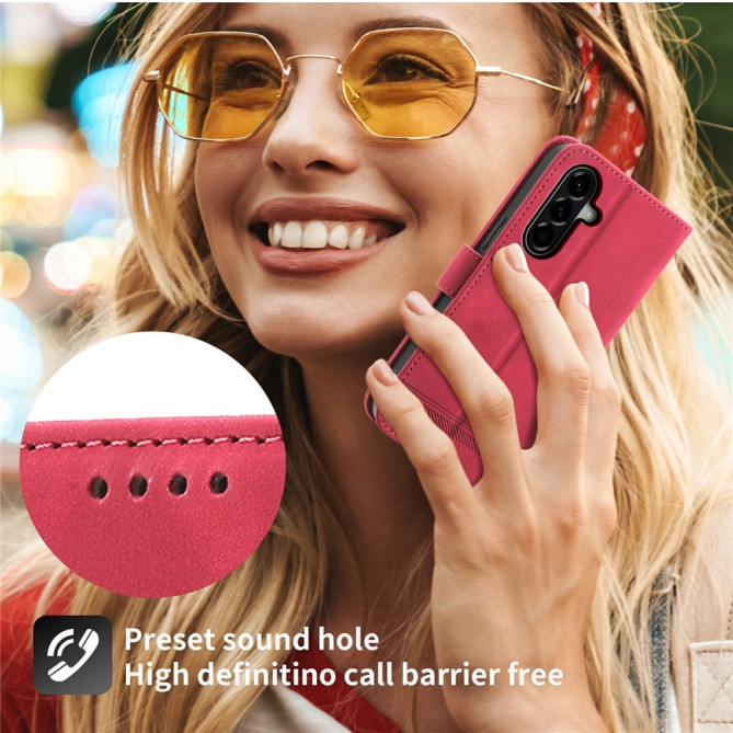 Housse Samsung Galaxy A37 DIERFENG DF-03 Portefeuille avec Dragonne