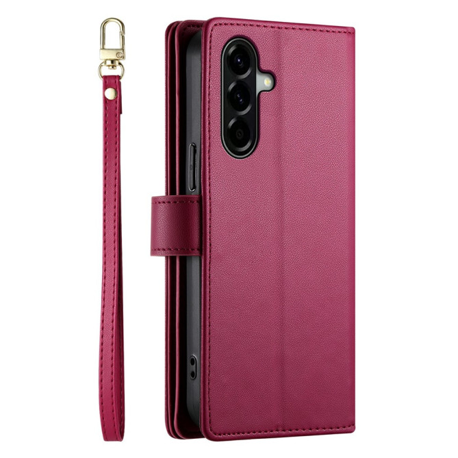 Housse Samsung Galaxy A37 Portefeuille Fermeture Éclair ALBA