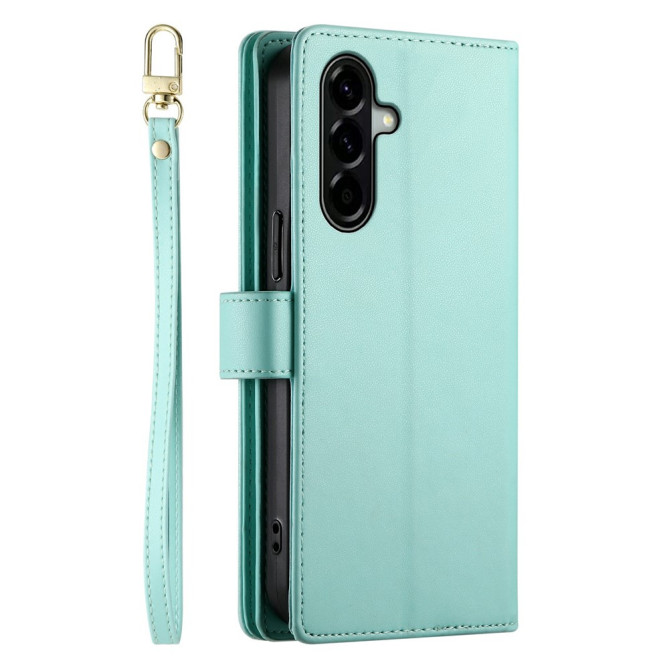 Housse Samsung Galaxy A37 Portefeuille Fermeture Éclair ALBA