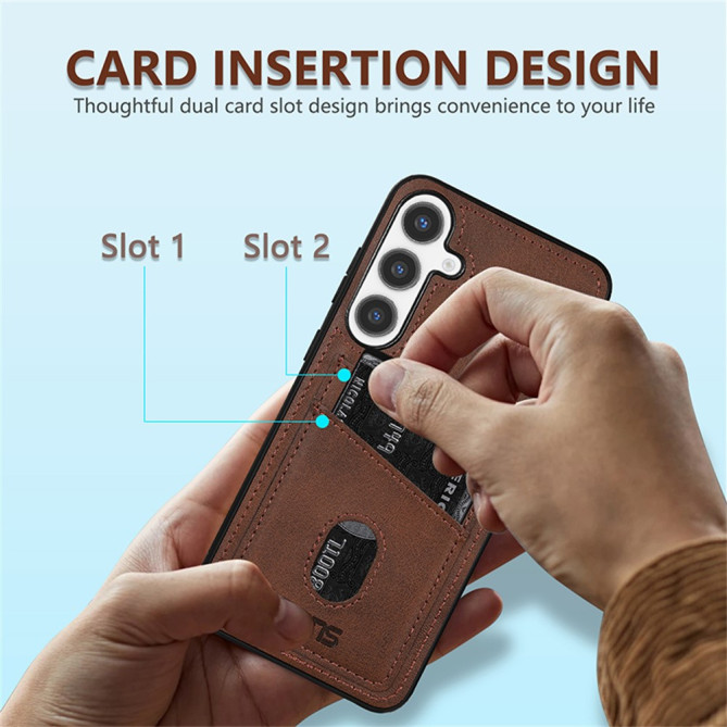 Housse Samsung Galaxy A37 AZNS K1 Portefeuille Veau