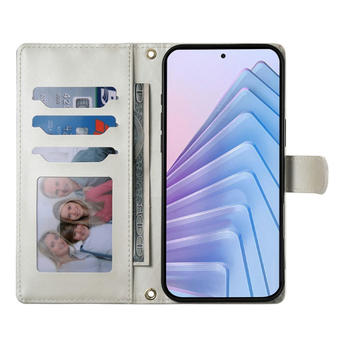 Housse Samsung Galaxy A37 Losange Portefeuille Support Dragonne ALBA