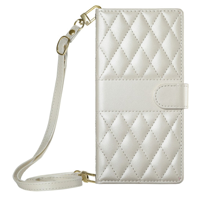 Housse Samsung Galaxy A37 Losange Portefeuille Support Dragonne ALBA