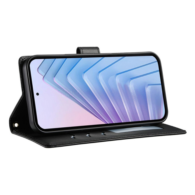 Housse Samsung Galaxy A37 Losange Portefeuille Support Dragonne ALBA