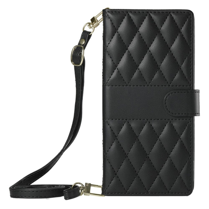 Housse Samsung Galaxy A37 Losange Portefeuille Support Dragonne ALBA