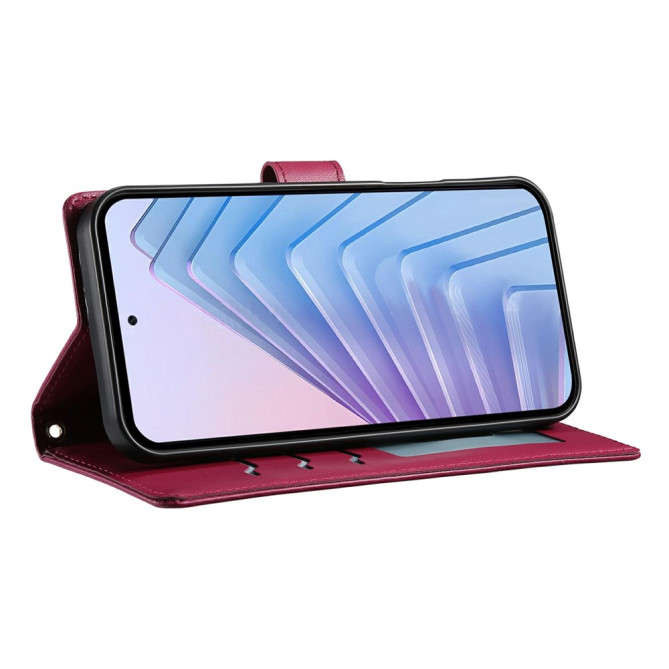 Housse Samsung Galaxy A37 Losange Portefeuille Support Dragonne ALBA