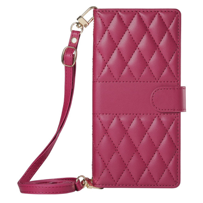 Housse Samsung Galaxy A37 Losange Portefeuille Support Dragonne ALBA