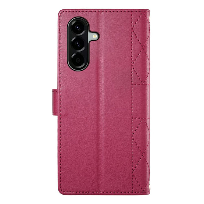 Housse Samsung Galaxy A37 Losange Portefeuille Support Dragonne ALBA