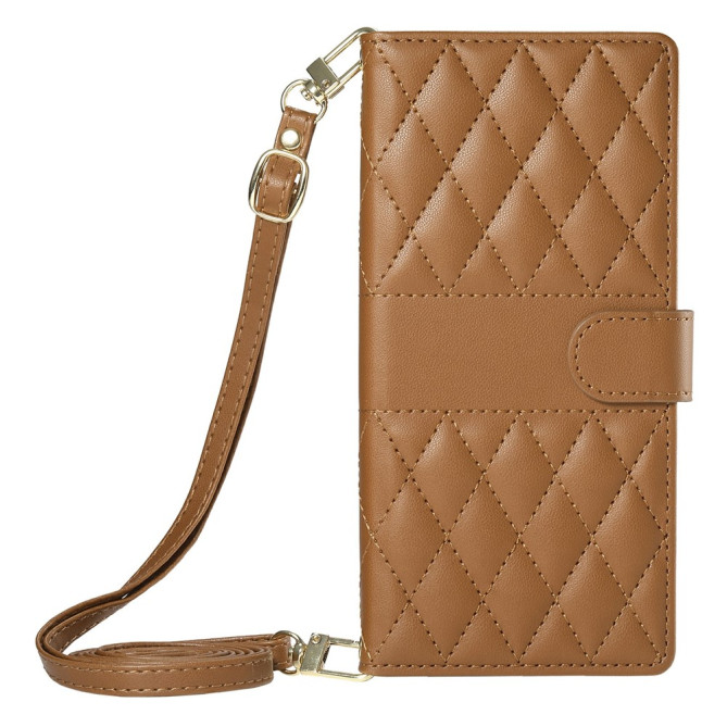 Housse Samsung Galaxy A37 Losange Portefeuille Support Dragonne ALBA