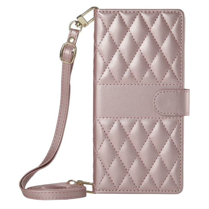 Housse Samsung Galaxy A37 Losange Portefeuille Support Dragonne ALBA