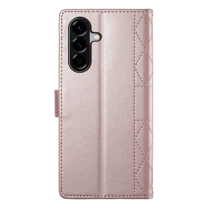 Housse Samsung Galaxy A37 Losange Portefeuille Support Dragonne ALBA