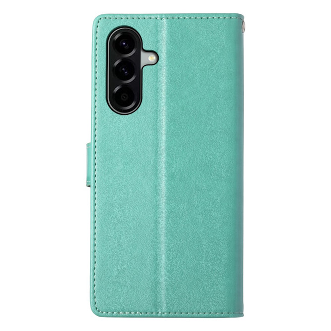 Housse Samsung Galaxy A37 Papillon Floral Portefeuille Dragonne ALBA