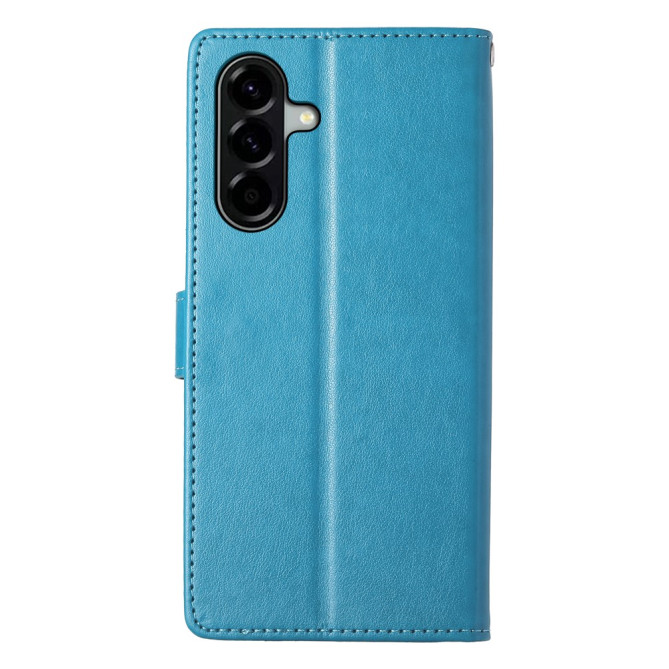 Housse Samsung Galaxy A37 Papillon Floral Portefeuille Dragonne ALBA