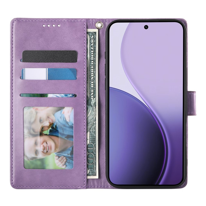 Housse Samsung Galaxy A37 Papillon Floral Portefeuille Dragonne ALBA