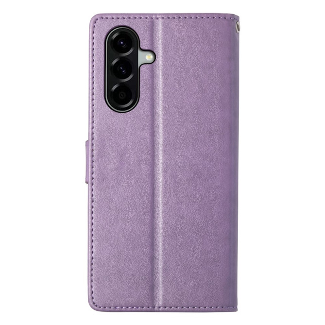 Housse Samsung Galaxy A37 Papillon Floral Portefeuille Dragonne ALBA
