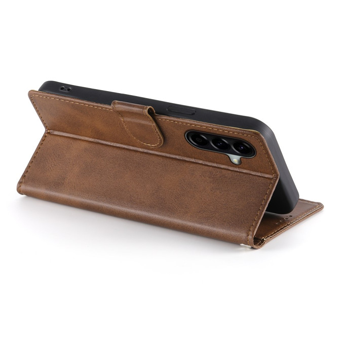 Housse Samsung Galaxy A37 Portefeuille Support Veau ALBA