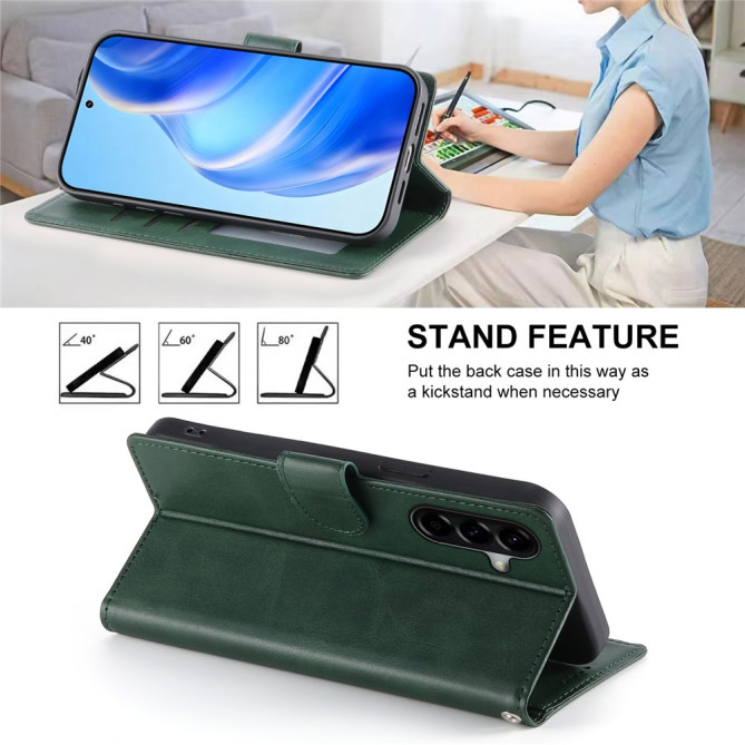 Housse Samsung Galaxy A37 Portefeuille Support Veau ALBA