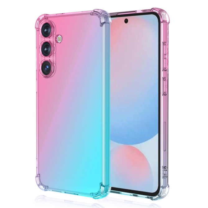 Coque Samsung Galaxy A37 Pink  /  Green Anti-Chute