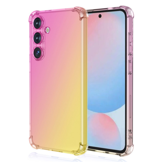 Coque Samsung Galaxy A37 Pink  /  Gold Anti-Chute