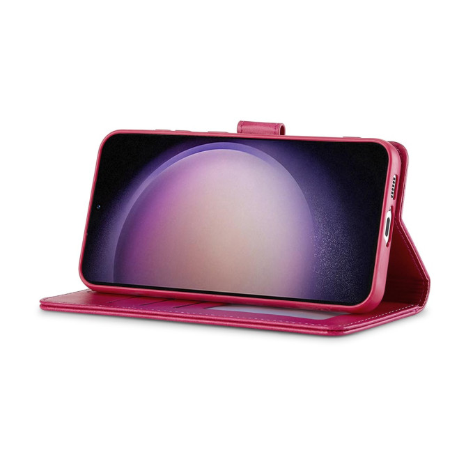 Housse Samsung Galaxy A37 LC.IMEEKE Portefeuille Veau