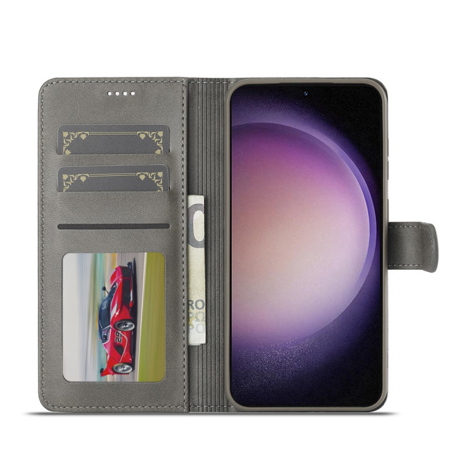 Housse Samsung Galaxy A37 LC.IMEEKE Portefeuille Veau