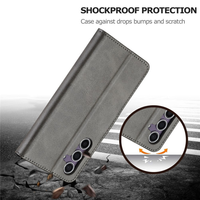 Housse Samsung Galaxy A37 LC.IMEEKE Portefeuille Veau