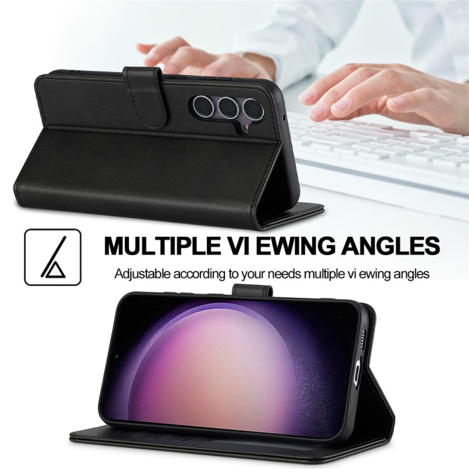 Housse Samsung Galaxy A37 LC.IMEEKE Portefeuille Veau