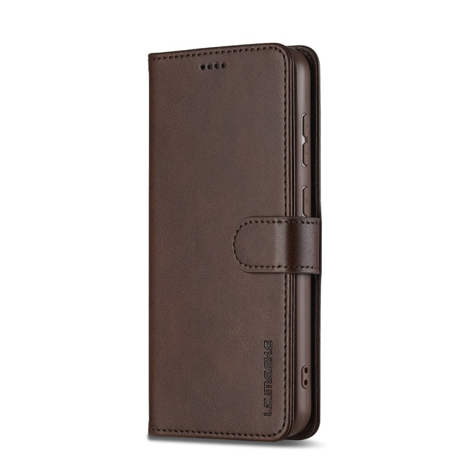 Housse Samsung Galaxy A37 LC.IMEEKE Portefeuille Veau