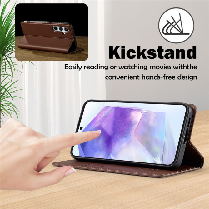 Housse Samsung Galaxy A37 LC.IMEEKE L1 Portefeuille Support